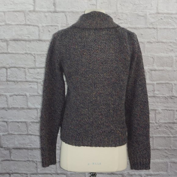 Vintage 90s Wool Cardigan Sweater Small - Picture 2 of 7